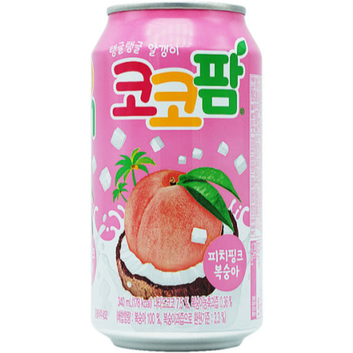 (캔)코코팜피치핑크(340ml*24)(해태음료)