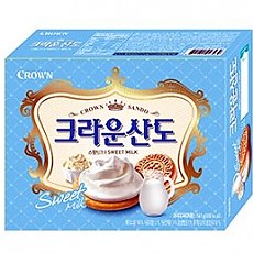 크라운산도 크림(161g*12)크라운