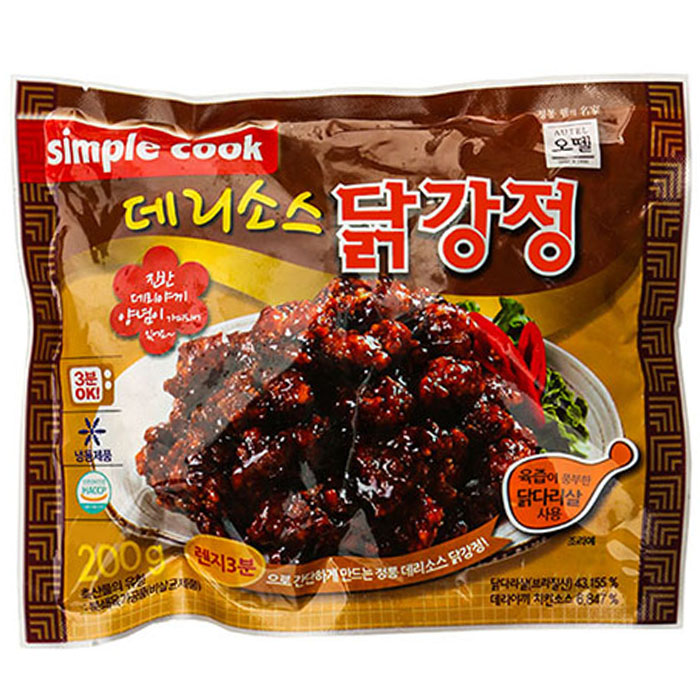 (냉동)한끼앤쿡 데리야끼 치킨200g