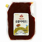 (한끼앤쿡)숯불매콤바베큐소스2kg