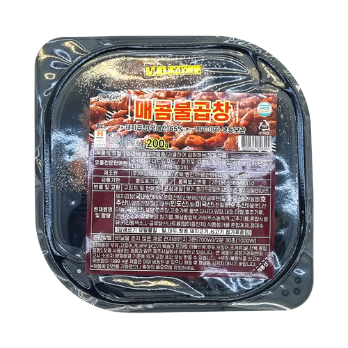 (냉동)한끼앤쿡 매콤불곱창200g