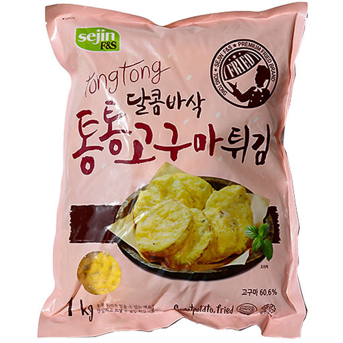 (냉동)한끼앤쿡 통통고구마튀김(1kg*1)