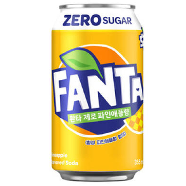 (캔)환타제로파인애플(355ml*24)코카콜라