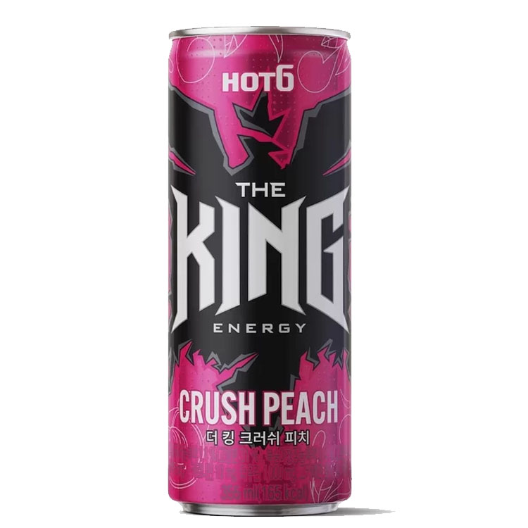 (캔)핫식스더킹 크러쉬피치(355ml*24)롯데칠성
